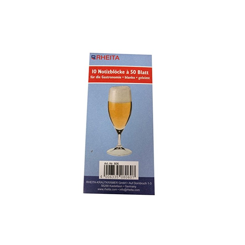 Waiter's Blocks 10 Pieces of 50 Sheets Blank