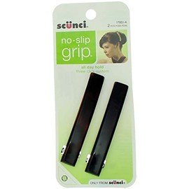 Scunci No-slip Grip Auto Clasp Barrettes, 8.5cm 6-Count
