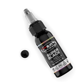 CNC Tattoo Colour Concentrated Black Professional Liner Outlining Permanent Black Tattoo Ink Set Body Colours Microblading Pigment for Tattoo Artists - (1 oz) 30 ml TI6003-30-030
