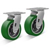 CWfutureparts 5"X2" Caster Wheels, Heavy Duty Casters Wheels with Swivel,