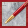 Parker IM Ballpoint Pen | Premium Red Lacquer with Gold