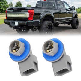 2PCS License Plate Light Socket Adapter Plug for 2004-2021 Ford F150 2008-2022 F250 F350 Super Duty, Car Tag Light Connector Replace F81Z13411AA