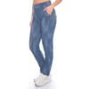 Kendindza Ladies’ Thermal Leggings, Jeans-Look Lined with Inner Fleece, Basic