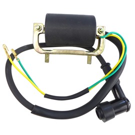 TIKSCIENCE Bobina de encendido con tapa para Honda CT90 CM91 C90M Trail 1966-1979 Reemplaza 30530-102-780, negro