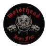 Motorhead Iron Fist Skull Woven Patch