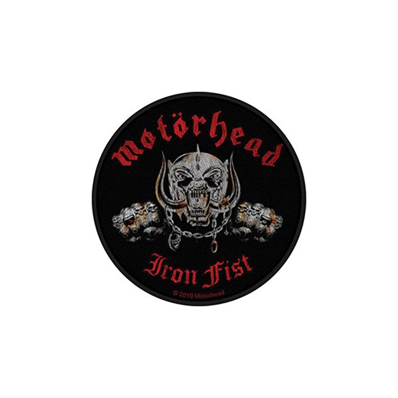 Motorhead Iron Fist Skull Woven Patch