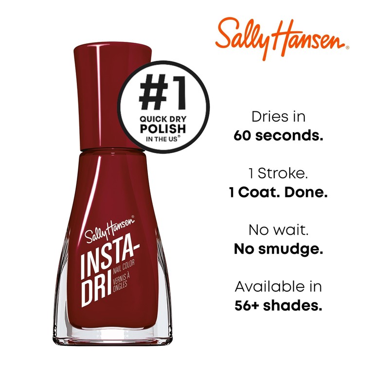 Sally Hansen Insta-Dri, Cinna-Snap, Quick Dry, Long Lasting, Opaque, Shiny