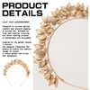 ZJIVQO Leaf Headband,Gold Leaves Headband,Fashionable Gold Leaf Headband,Roman Leaf Crown