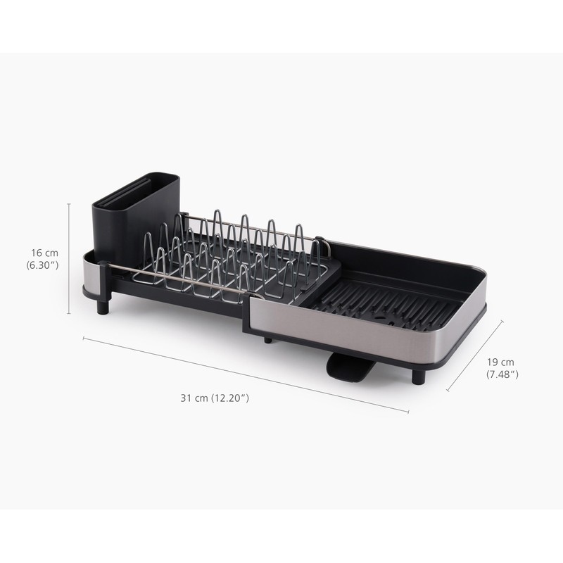 Joseph Joseph Extend Slim Steel Expandable Dish Drying Rack with