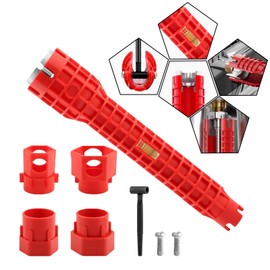 14-in-1 Multi-Functional Wrench for Toilet, Sink, Bathroom, Kitchen Plumbing Installation and Repairs