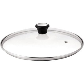 Tefal 280975 Glass lid with stainless steel rim and steam regulator 24cm, transparent