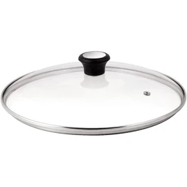 Tefal 280975 Glass lid with stainless steel rim and steam regulator 24cm, transparent
