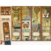 Designed labels for spine pocket files - theme “Butterflies” -