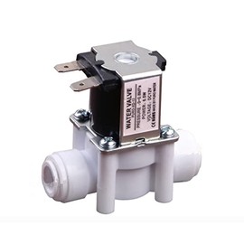 3/8" 12V Inlet Water Solenoid Valve N/C Normally Closed Flow Switch for RO Reverse Osmosis Pure System