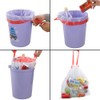 Fosly 6L Super Strong Drawstring Bin Liners, Transparent, Tear-Resistant Bin