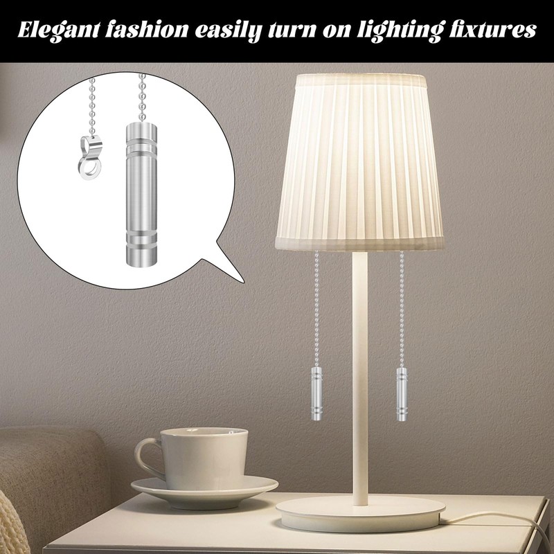 2 Pcs Bathroom Light Pull Cord Handle,Bathroom Pull Cord Handle