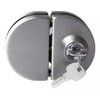 SLNXA Cerradura de Doble Cara para Puertas de Cristal Sin