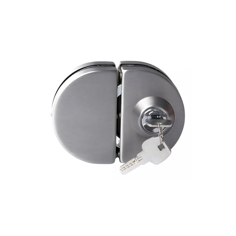 SLNXA Cerradura de Doble Cara para Puertas de Cristal Sin