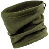 Unisex Multifunctional Double Layer Thinsulate Polar Fleece Lined Scarfs Neck Warmer Snood Tube - Thermal Thick Windproof, Snood, Bandana, Scarf Neck Gaiter Headwear (One Size, Olive)
