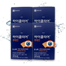 Chong Kun Dang Chong Kun Dang iClear Lutein 500mg Eye Health Cha Inpyo 30 Capsules 4 Months Supply / 종근당 종근당 아이클리어 루테인 500mg 눈건강 차인표 30캡슐 4개월분