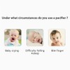 Funny Baby Pacifiers,Mustache Pacifier for Babies 0-36 Months Mustache Binkies