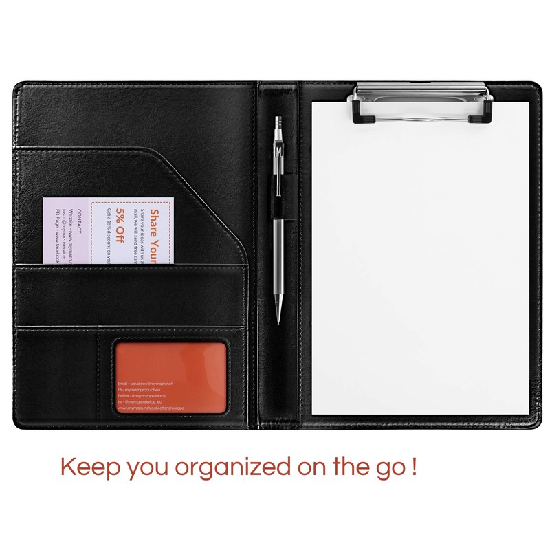 Small Clipboard Junior Padfolio Folio 7 x 9 Writing Pad