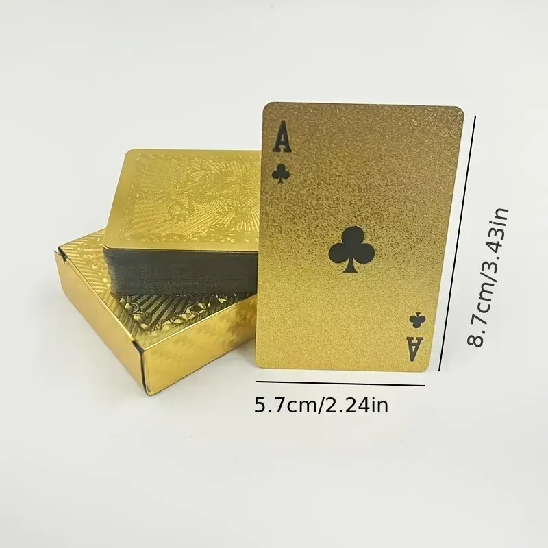 Las Cartas De Lujo En El Reloj De Oro Cool