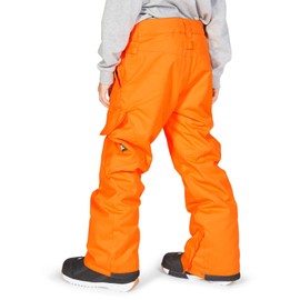 DC Banshee Kids Snowboard Pants Orange Popsicle Sz S (10)