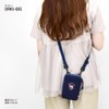 Snoopy SPMS-085 Women's Shoulder Bag 0428 Navy, navy (SPMS-085)