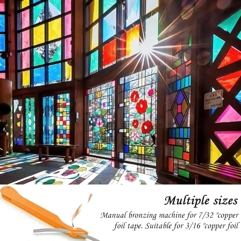 Copper Foil Hand Foiler for Stained Glass, Stained Glass Hand