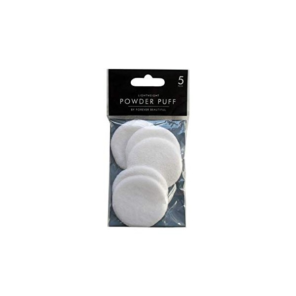 5 Pack Soft Cosmetic Cotton Powder Puffs