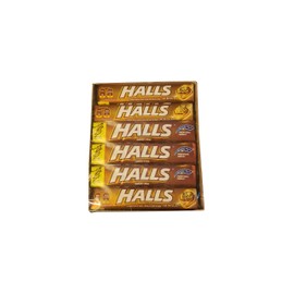 Mexican Halls Lemon and Honey Flavor (12 pack) Limon con Miel Original Classic Edition version mexicana 12 individually Sealed Packs with 9 pieces hard candy dulce macizo