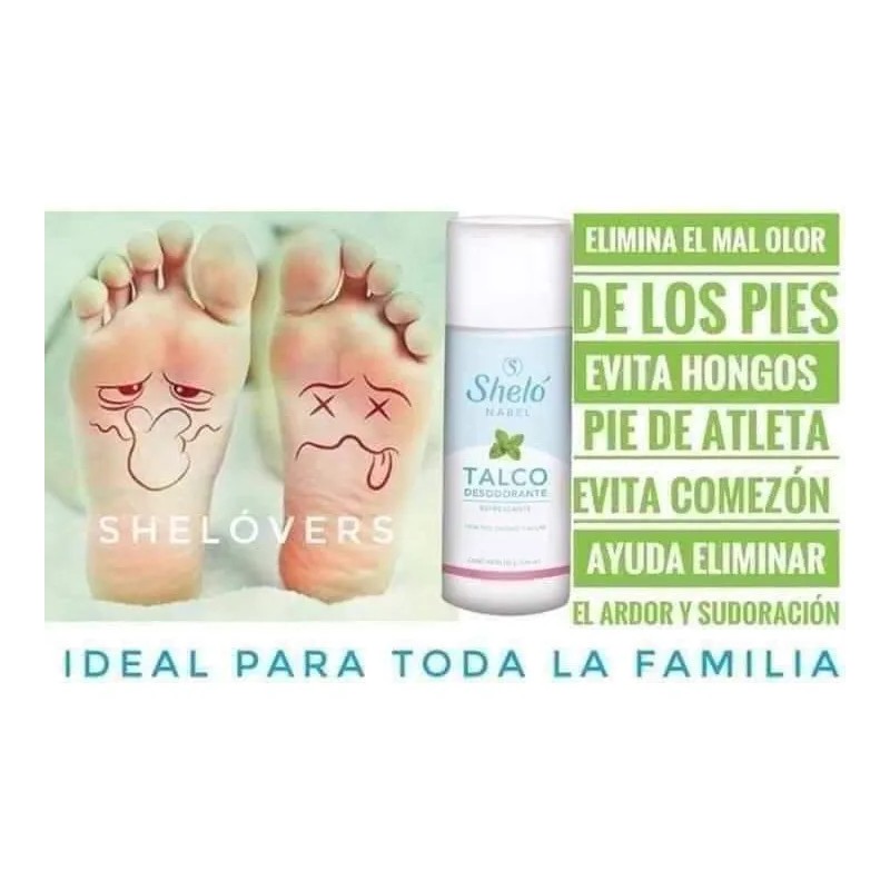 2 Talco + Crema Desodorante Pies Frescos & Sin Olor
