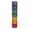 Govinda Premium Seven Chakras Layered Pillar Candle 1.5" Dia x