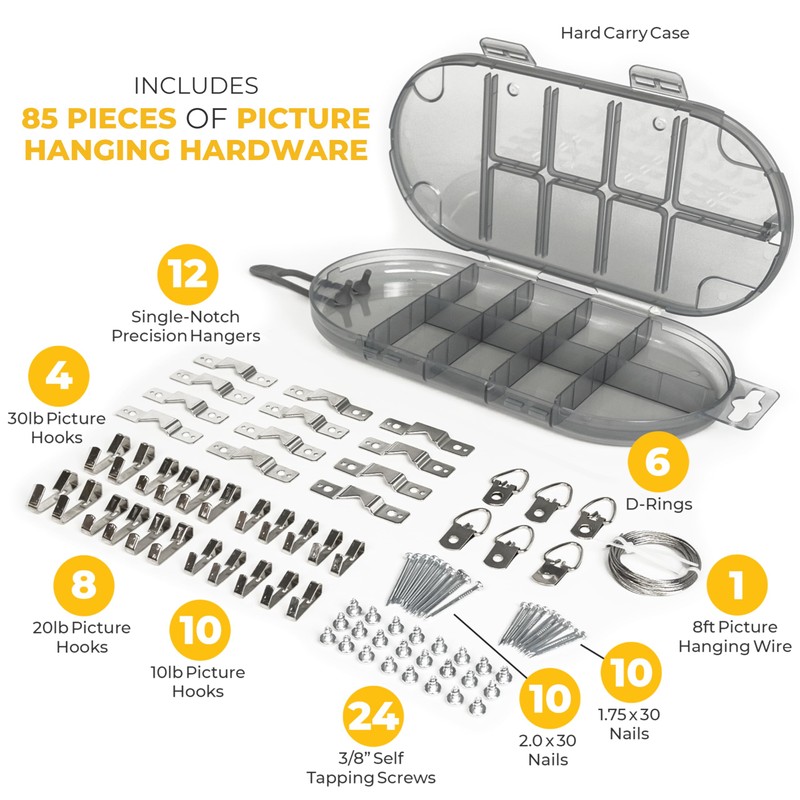 Go Hang It! Pro, All-in-One Picture Hanging Kit - Picture