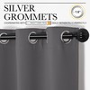 NICETOWN Thermal Insulated Grommet Blackout Curtains for Bedroom (2 Panels,