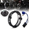 SKUNTUGUANG 7" inch Round LED Projector Headlight Trim Ring Mounting