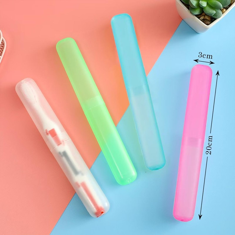 Flytofer 4 PCS Travel Toothbrush case with Ventilation Holes –