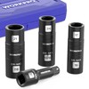 WORKPRO 4PCS Impact Socket Set 1/2" Drive, Lug Nut Socket