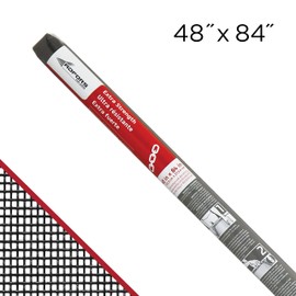 Saint-Gobain ADFORS Extra Strength Screen, 48 inches x 84 inches - Heavy-Duty Window and Door Mesh, Durable and Tear-Resistant, Ideal for Window Screen Replacement, Charcoal
