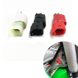 Acoplador de cable DFI de 3 colores para cable KAWASAKI KX250 KX250F KX250XC KX450 KX450F KX450SR KX450X de alambre, selección de modo, cable negro, selección de modo, selección de chasis blanco El equipo de un equipo de 1