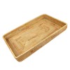 Rattan Tray Tabletop Organization Hand Woven Snack Storage Basket Multifunctional
