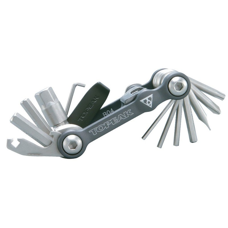 Topeak Multifunktionswerkzeug Mini 18+, Anthrazit, 15400065