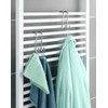 WENKO Taranto Shower Squeegee and Towel Hook with 2 Hooks