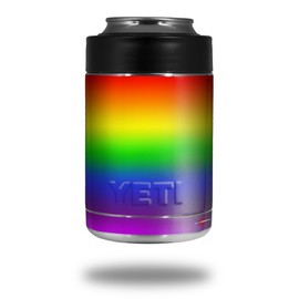 Skin Decal Wrap for Yeti Colster, Ozark Trail and RTIC Can Coolers - Smooth Fades Rainbow (COOLER NOT INCLUDED) by WraptorSkinz