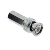 V-Fiabilidad 25PCS RG59 Coaxial Cable Connector, CCTV Twist On BNC
