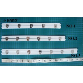 Nr.2-6 Locks Korsett Baskenverschluss-Gerade 29,5 cm