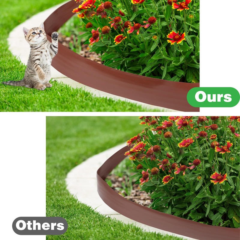 FoldTier 6 Inch Tall 33 ft Length No Dig Landscape