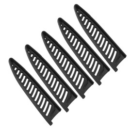 PATIKIL PP Safety Knife Cover Sleeves for 4" Ceramic Knife, 5 Pack Knives Edge Guard Blade Protector Universal Knife Sheath for Kitchen Chef Knife, Black