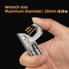 ResafeLy Titanium Pry Bar,Multi-tool,EDC Tool,Versatile Pry Tool,Bottle Opener,Wrench,Ratche screwdriver,Nail puller,Crowbar